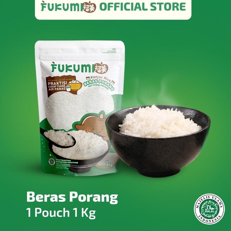 

B30 FUKUMI Beras Porang Pouch 1 Kg - Shirataki / Konjac Rice SIAP KIRIM ㍿