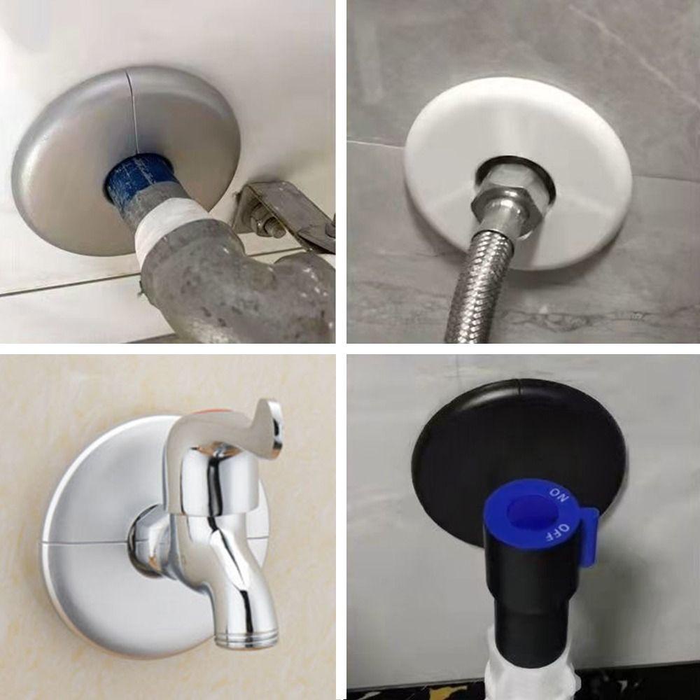 Wonder Faucet Decorative Cover Dinding Bermanfaat Flange Chrome Aksesoris Keran