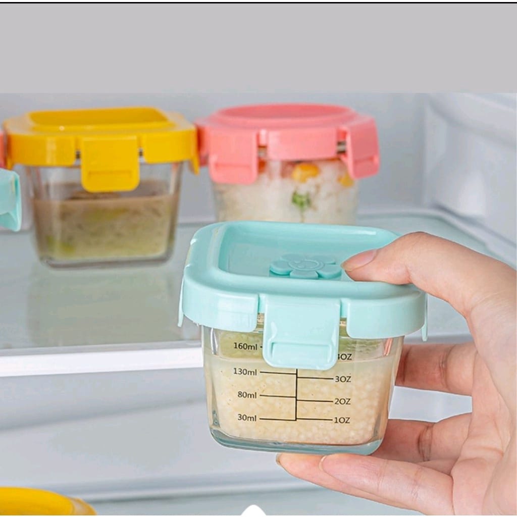 FOOD CONTAINER MPASI kaca baby food container tempat Mpasi kaca