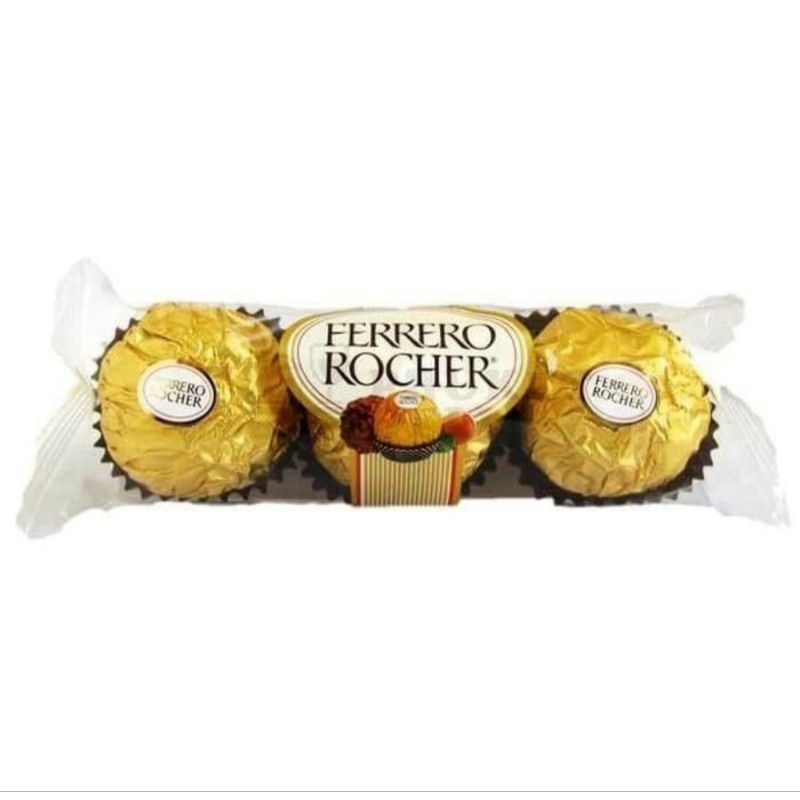 

Ferrero Rocher Chocolate T-3 coklat isi 3 ed July 2025