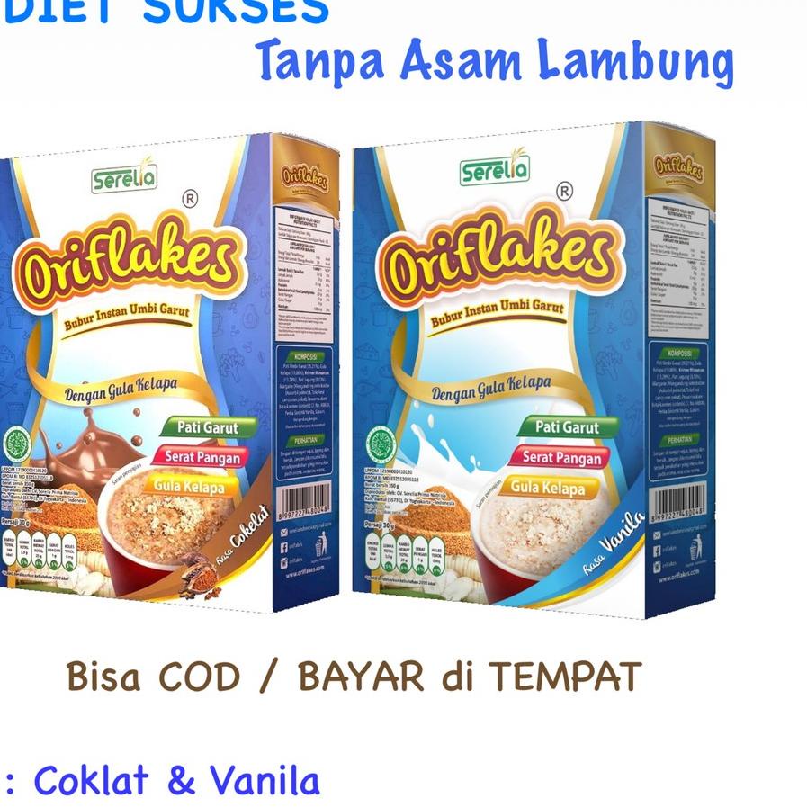 

♖ Oriflakes Diet Sereal umbi Garut Diet Slim 350 gram ( Bisa COD ) ☚