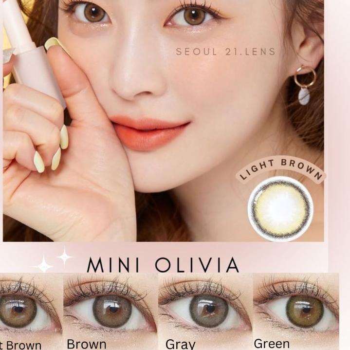○ SOFTLENS MINI OLIVIA. NORMAL MINUS. SOFTLENS ORIGINAL ▼