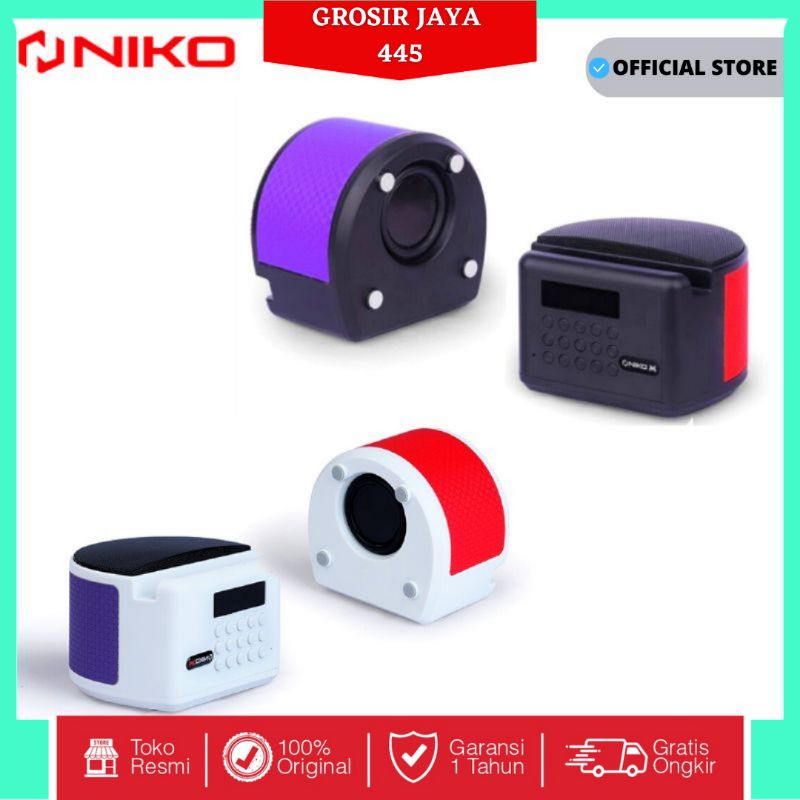 Niko JSAQ Bluetooth USB TF Card Mini True Wireless Stereo Speaker