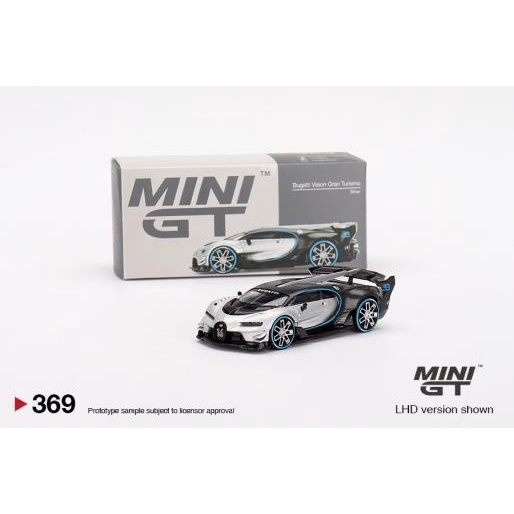 Terlaris Mini Gt 369 - Bugatti Vision Gran Turismo Silver