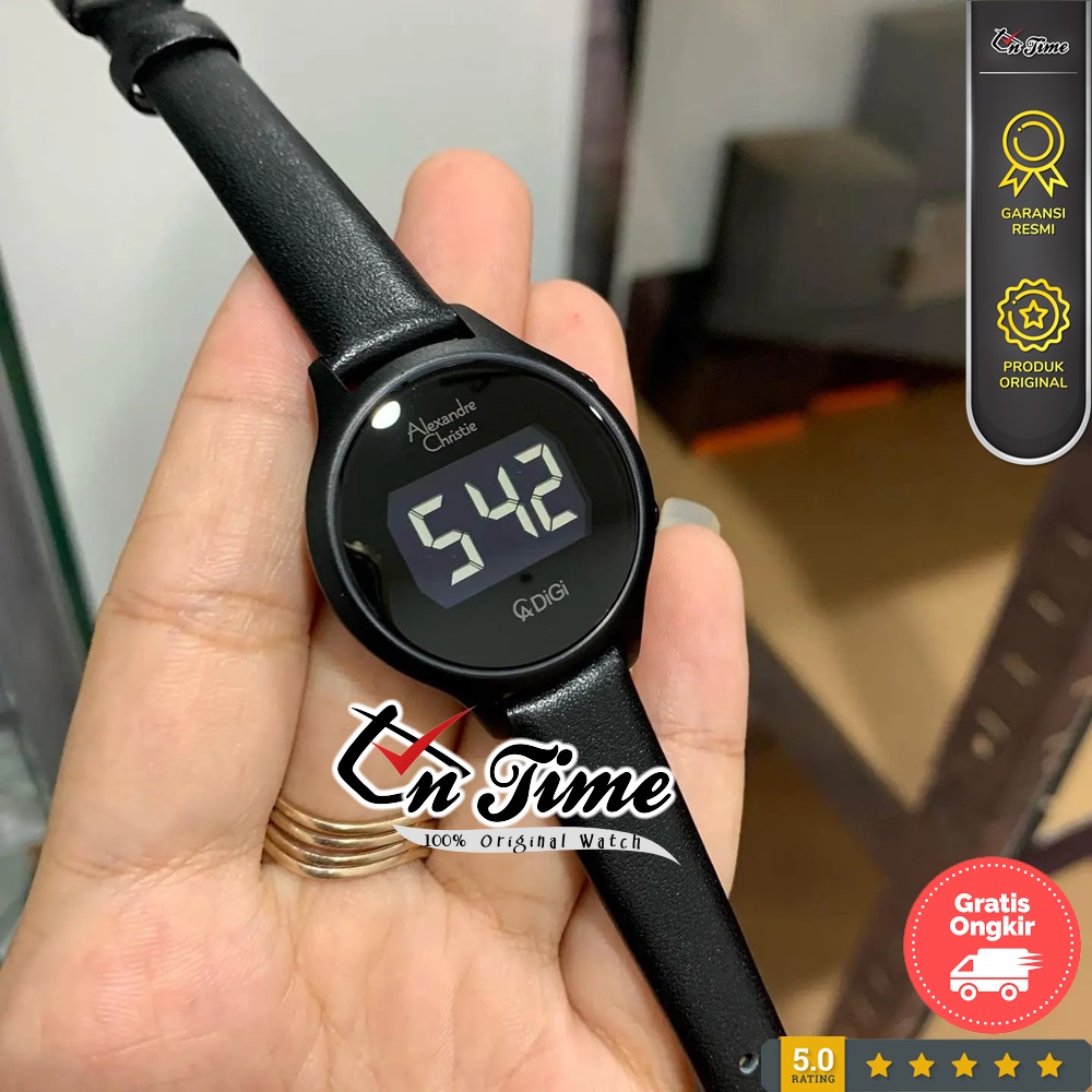 Alexandre Christie AC 9379 LHL Jam Tangan Wanita Digital Ori