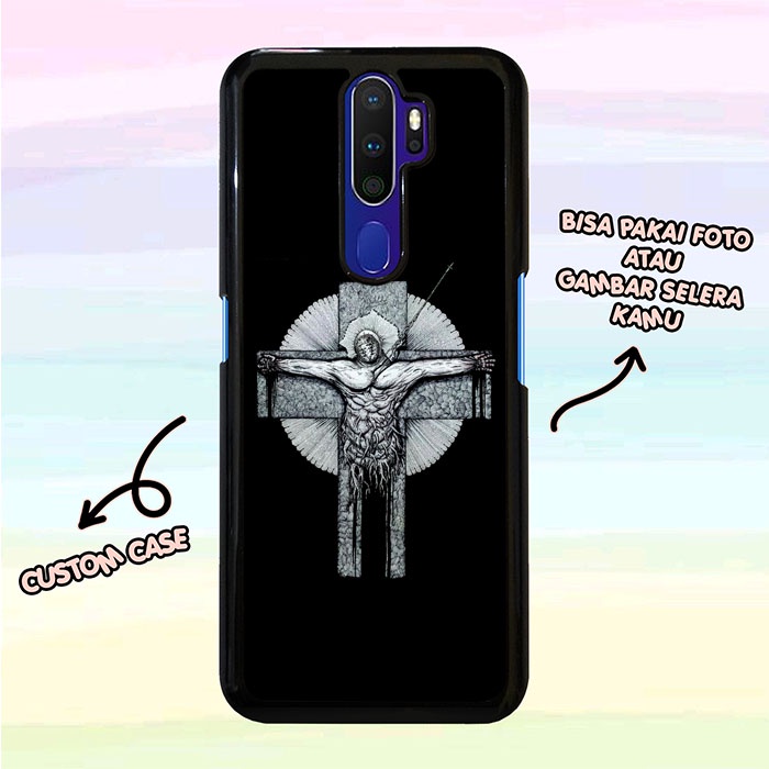Custom Case Casing OPPO A5 A3s, A7 A5s, A9 2020 A5 2020, A15, A31, A39, A52 A72 A92, A53, A71, A83, A91 Hardcase Lilith Second Angel Evangelion
