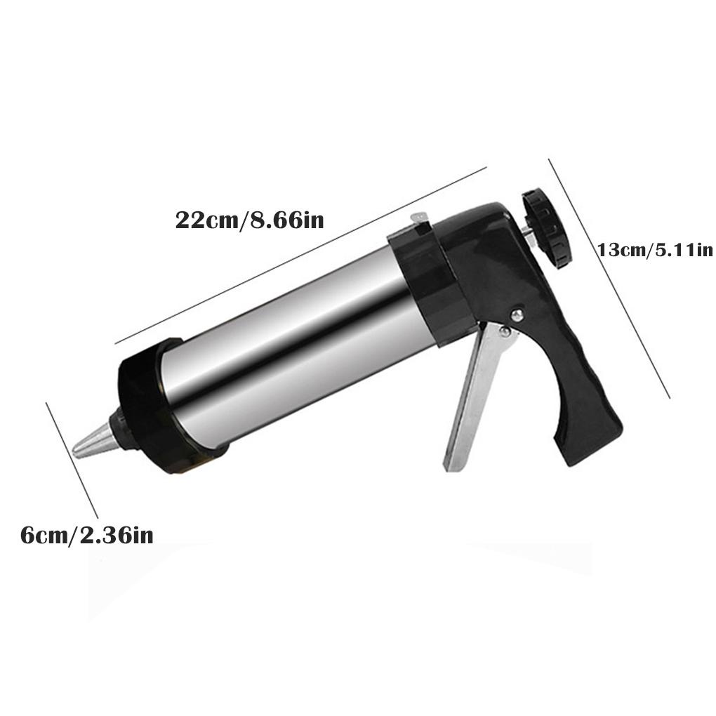 Stainless Biscuit Baking Press Dekorasi Cookie Making Cetakan Kue Dapur Piping Nozzle