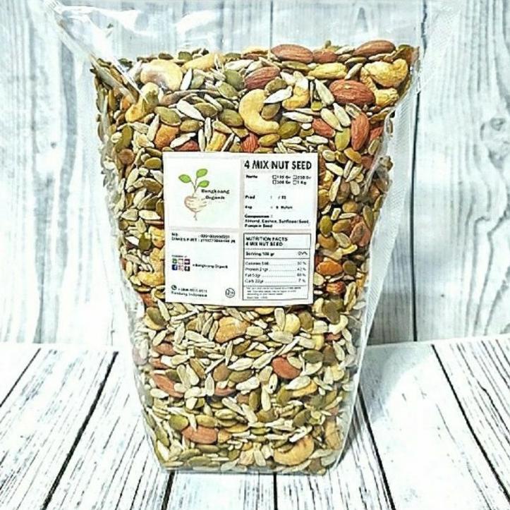 

✰ MIX NUT SEED 500gr - Almond, Cashew, Pumpkin Seed, Sunflower Seed - Roasted ✦