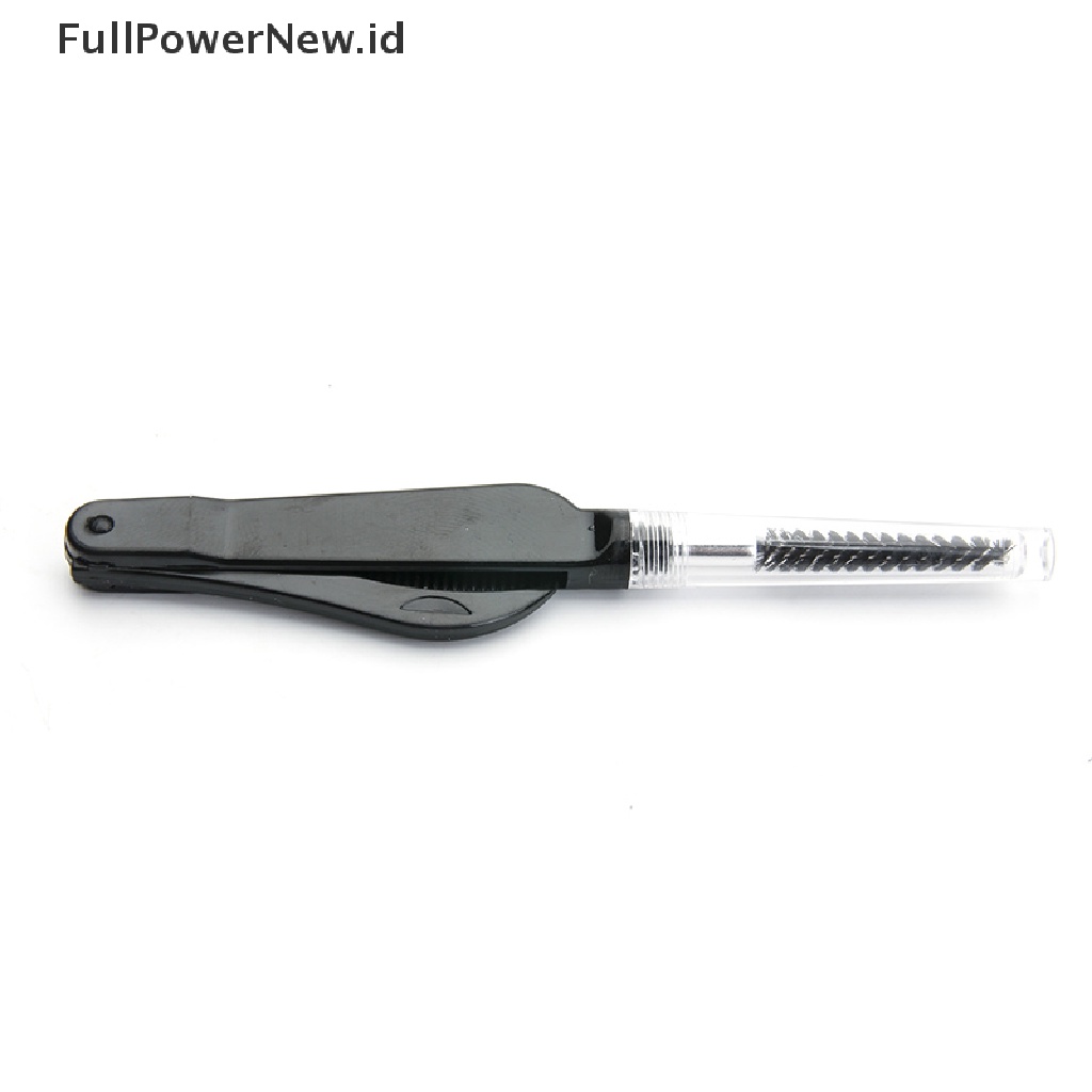 Power 3PCs Kepala Ganda Lipat Alis Bulu Mata Rambut Sikat Alis Mata Sisir Logam ID