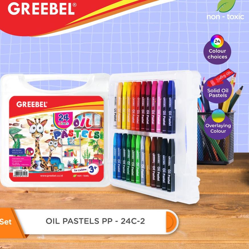 

Laris.. GREEBEL Crayon Krayon KIDS OIL PASTEL isi 24 WARNA / tidak berdebu & cerah untuk Sekolah Anak & professional non toxic 6LZ