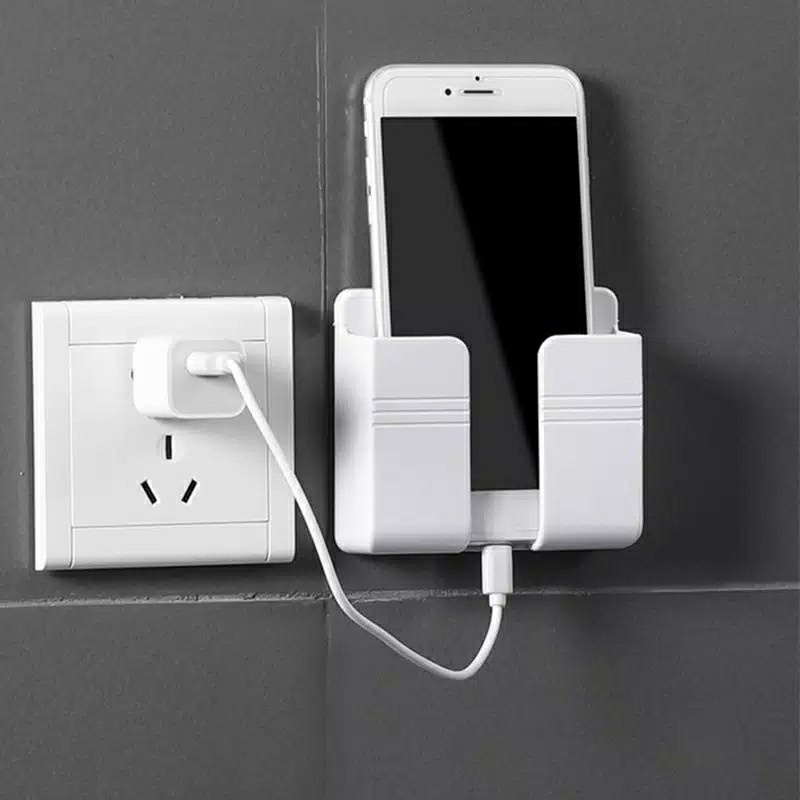 Tempat Charger HP dinding Tempat Charger Dinding Tempat Charger HP Dinding Holder Rak HP Dinding Rak