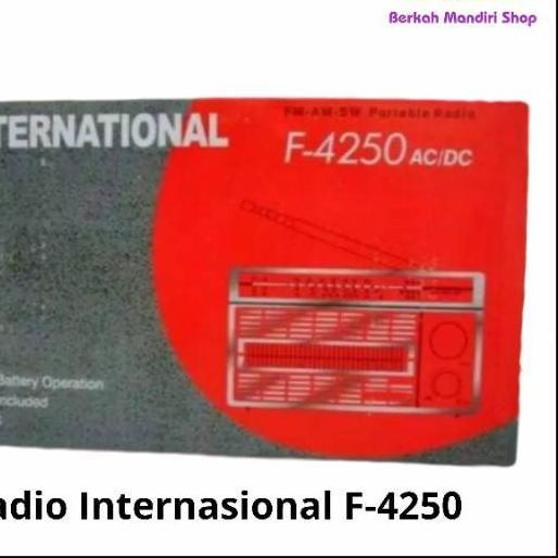 ✿ Radio Internasional F-4250 // CR-4250 // Radio Jaman Dulu ♖