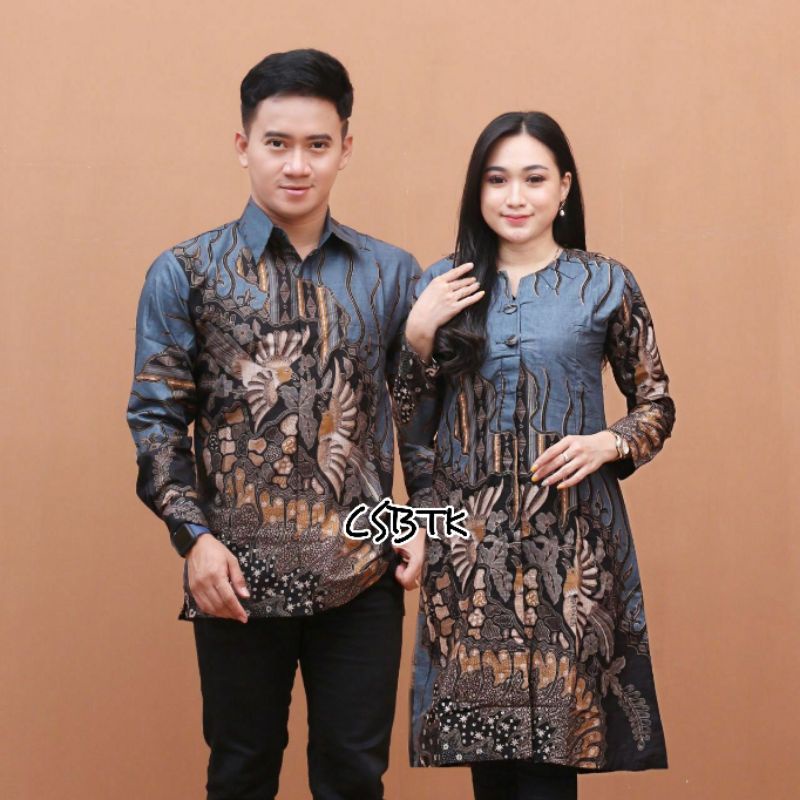 Kenongo BATIK Atasan - BATIK Wanita RISNA HRB026 Blus Batik Exsclusive di kelasnya