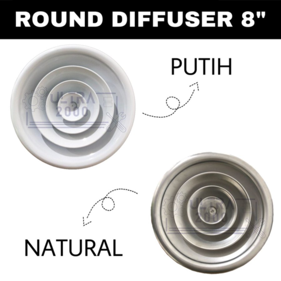 ROUND DIFFUSER 8&quot;