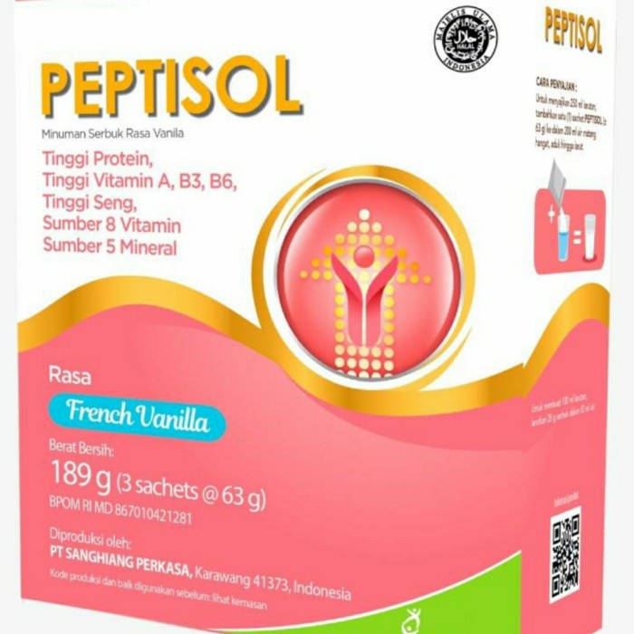 

[ COD ] peptisol - Coklat - Vanila