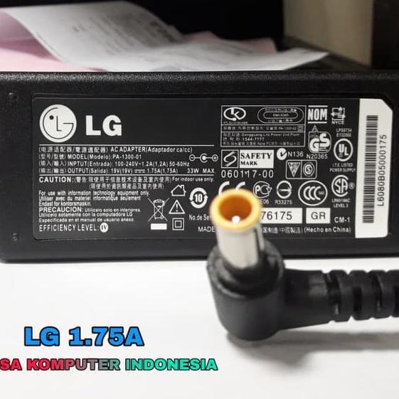 ℮ ADAPTOR TV LG 19V ORIGINAL - CHARGER MONITOR LCD LED TV LG 19V - 1.7A/LG LED TV ✲