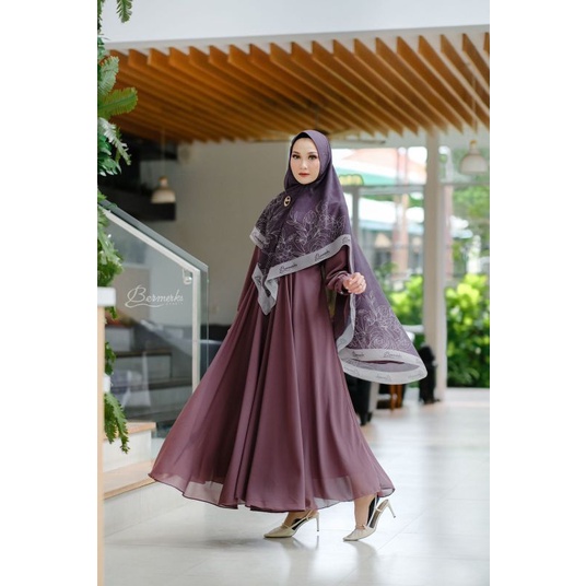 (TERBARU) GAMIS CERUTY SYARI ELMIRA ORI BERMEREKS