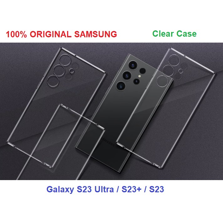 SAMSUNG Clear Case Galaxy S23 Ultra S23+ S23 Plus Original