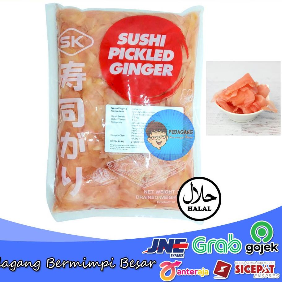 

❇ Sushi Gari Pink Sahachai 1Kg | Sushi Gari | Acar Jahe ☞