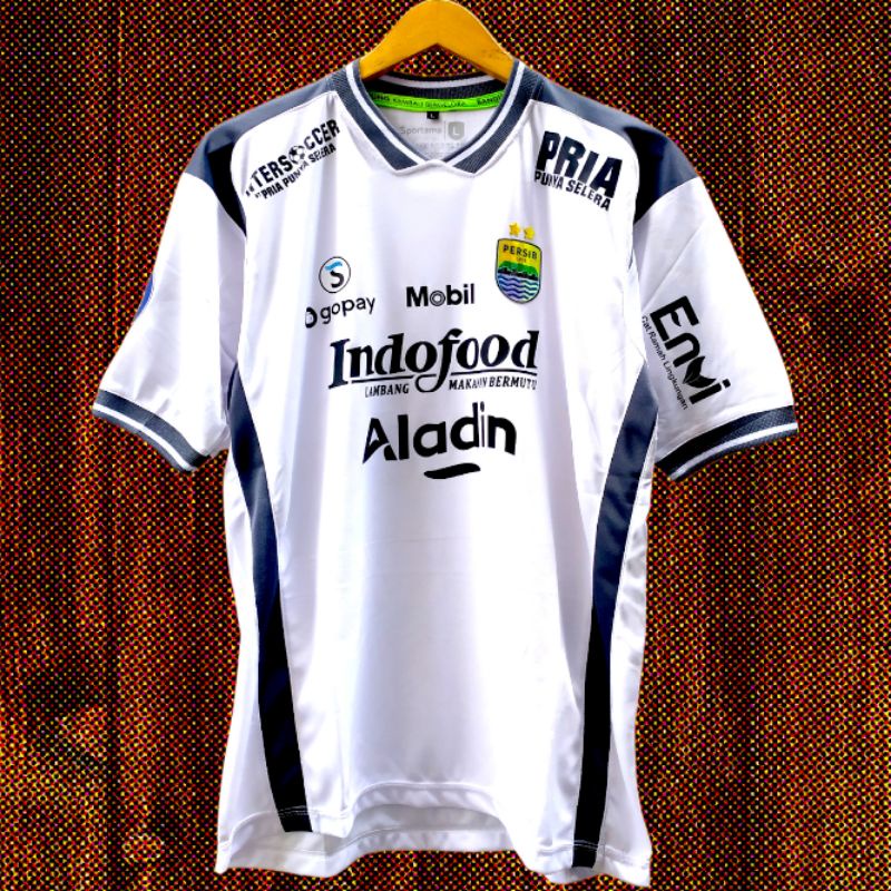 BEST SELLER PROMO baju bola Persib NEW SPONSOR jrsey kualitas GR4D30R1 logo TIMBUL 3d size M-XXL