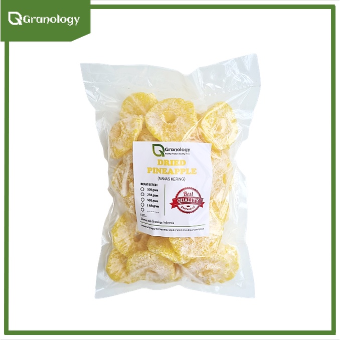 Dried Pineapple / Nanas Kering (1 kilogram) by Granology