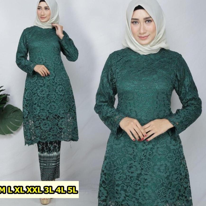 ❥ SET KEBAYA TUNIK JUMBO/KEBAYA JUMBO M-5XL/ ATASAN TUNIK JUMBO/ GAMIS WANITA/ KEBAYA BIG SIZE/ROK P