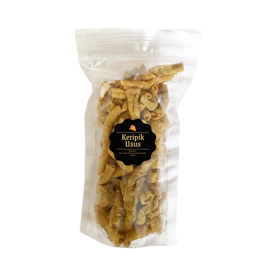 [DELISH SNACKS] Keripik Usus (S) 130gr / Snack Cemilan / Camilan Asin Gurih