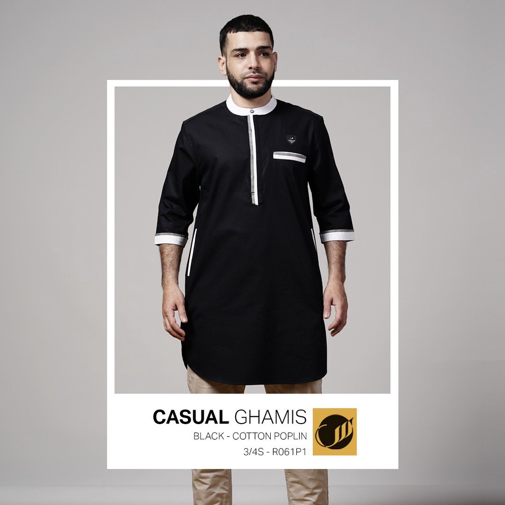 SAMASE GHAMIS CASUAL R061P LENGAN 3/4