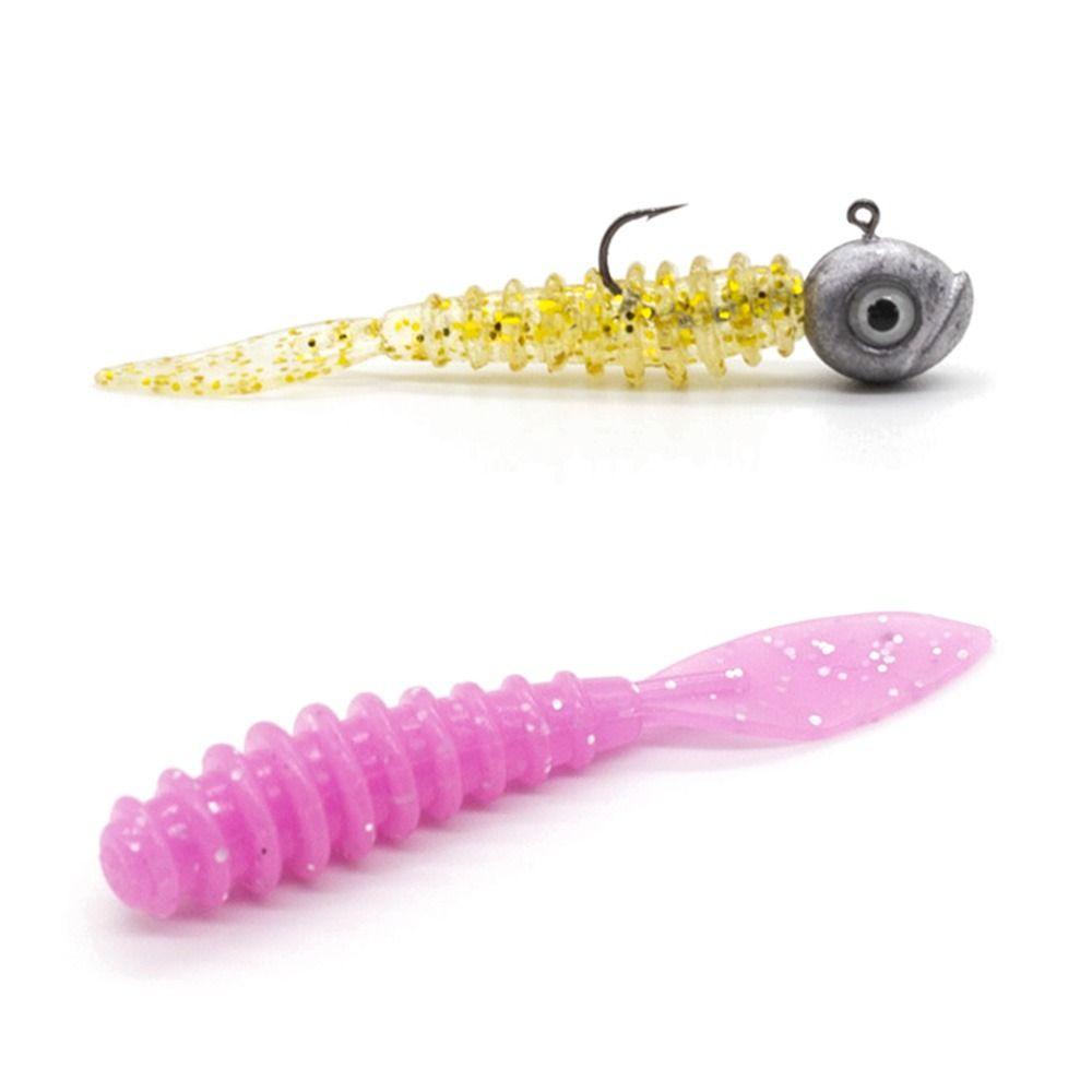 TOP 30pcs /lot Umpan Cacing Pancing Tahan Lama Buatan Renang Capuchin Maggot