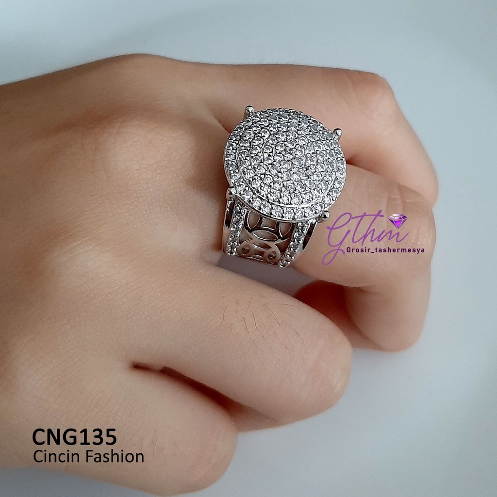 Cincin Wanita Mewah Olla Perhiasan fashion Import Kualitas premium Anti karat cng135