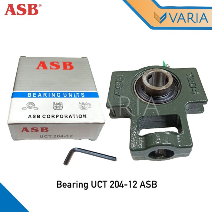 Bearing UCT 204-12 ASB As 19.05 mm 3/4 Inch Laher Pillow Block Duduk