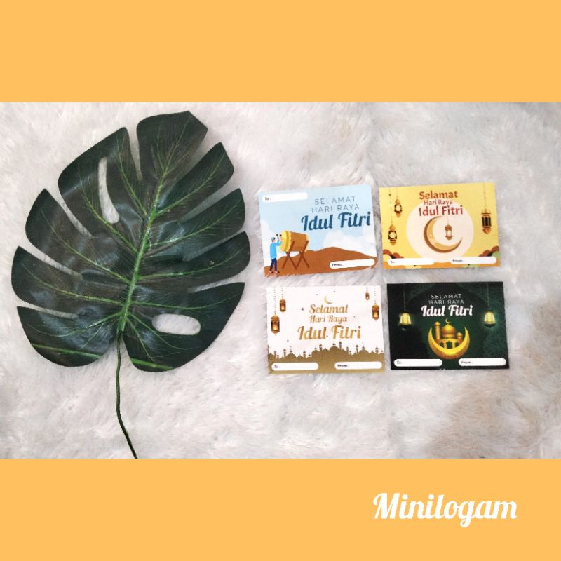 

Kartu ucapan/tulisan idul fitri, cocok utk parcel, hampers,hadiah