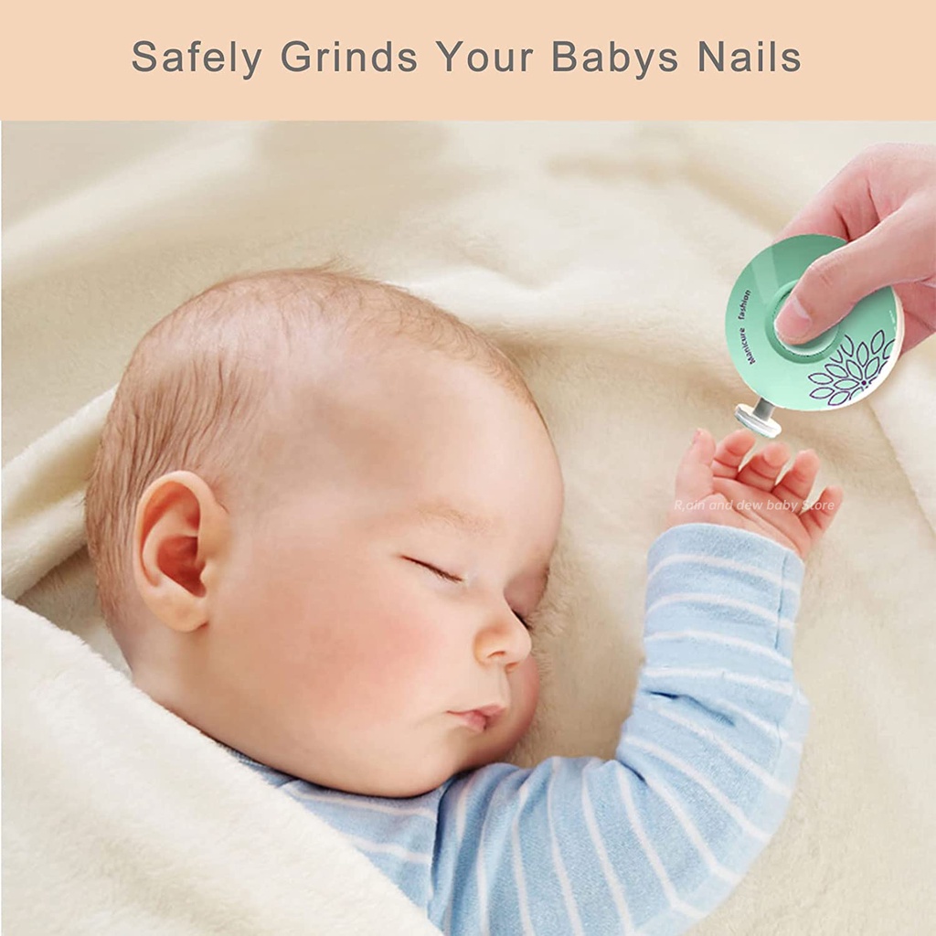 Electric Manicure Baby Anak Alat Pengasah Kuku Gunting Kuku Bayi Manicure Scissors Lady Baby Nail Sharpener
