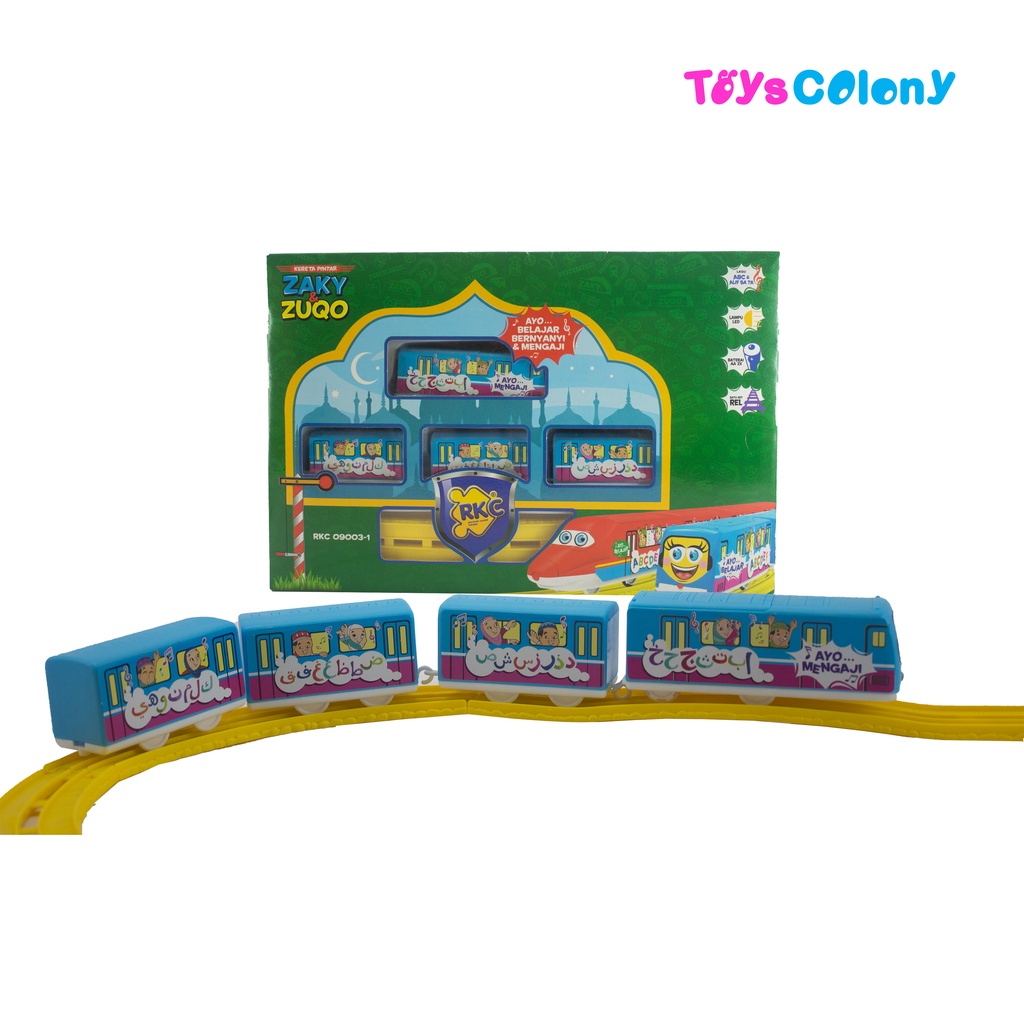 Train and Track ZAKY &amp; ZUKO Dan Ipad Apel (PAKET HEMAT ISI 2 ITEM)