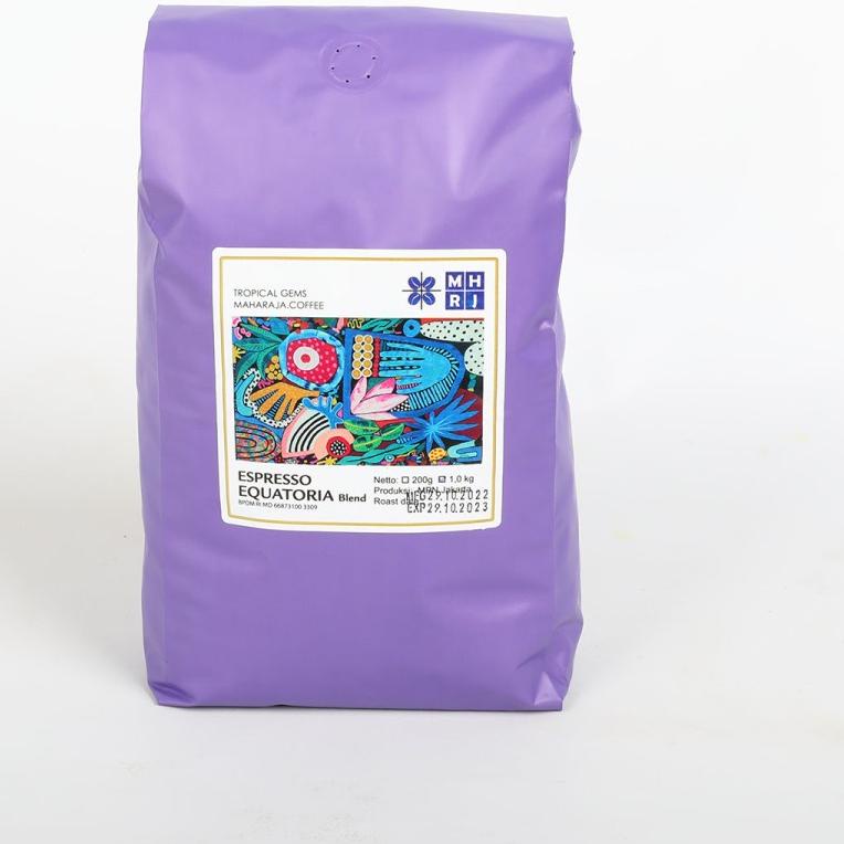 

➢ Espresso EQuatoria Blend 2/3 Arabica & Robusta Business Pack - Americano , Cappuccino , Cafe Latte ✪