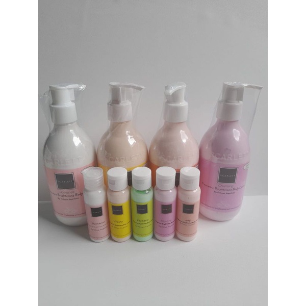 COD - Scarlett mini shower scrub sabun mandi scarlett mini| scarlett body lotion | scarlett mini
