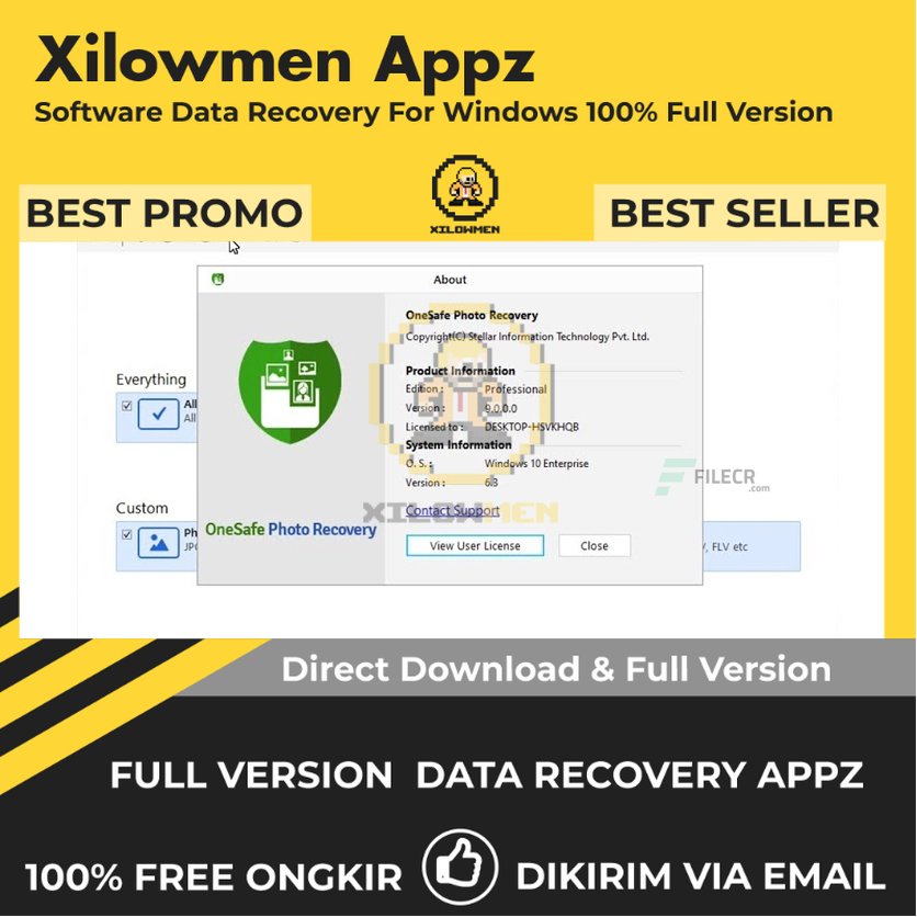 [Full Version] OneSafe Data Recovery Professional / Premium Pro Lifetime Data Recovery WIN OS