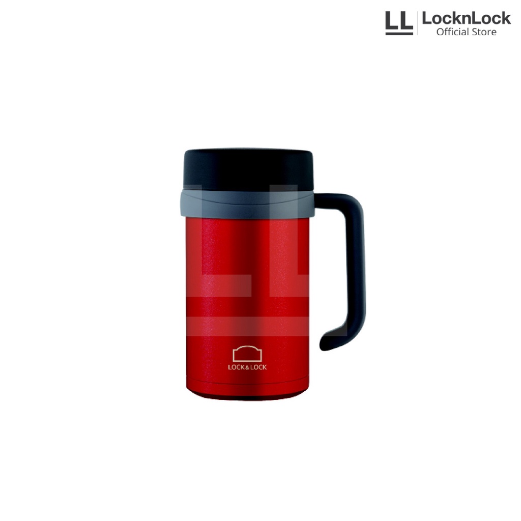 LocknLock Lock and Lock Termos Air Minum Table Mug Panas &amp; Dingin 500mL