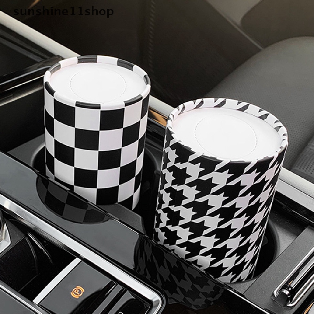 Sho Kotak Tisu Kaleng Bulat Mobil Perfect Fit Cup Holder Facial Tissues Tabung Silinder N