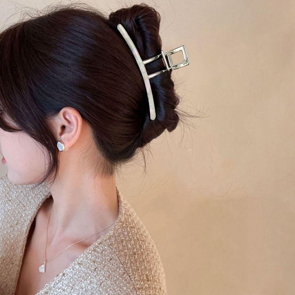 Agustina Klip Rambut Asam Asetat Lucu Kreatif Klip Rambut Bentuk Geometris Besar Ambil Klip Gadis Perempuan Aksesoris Rambut