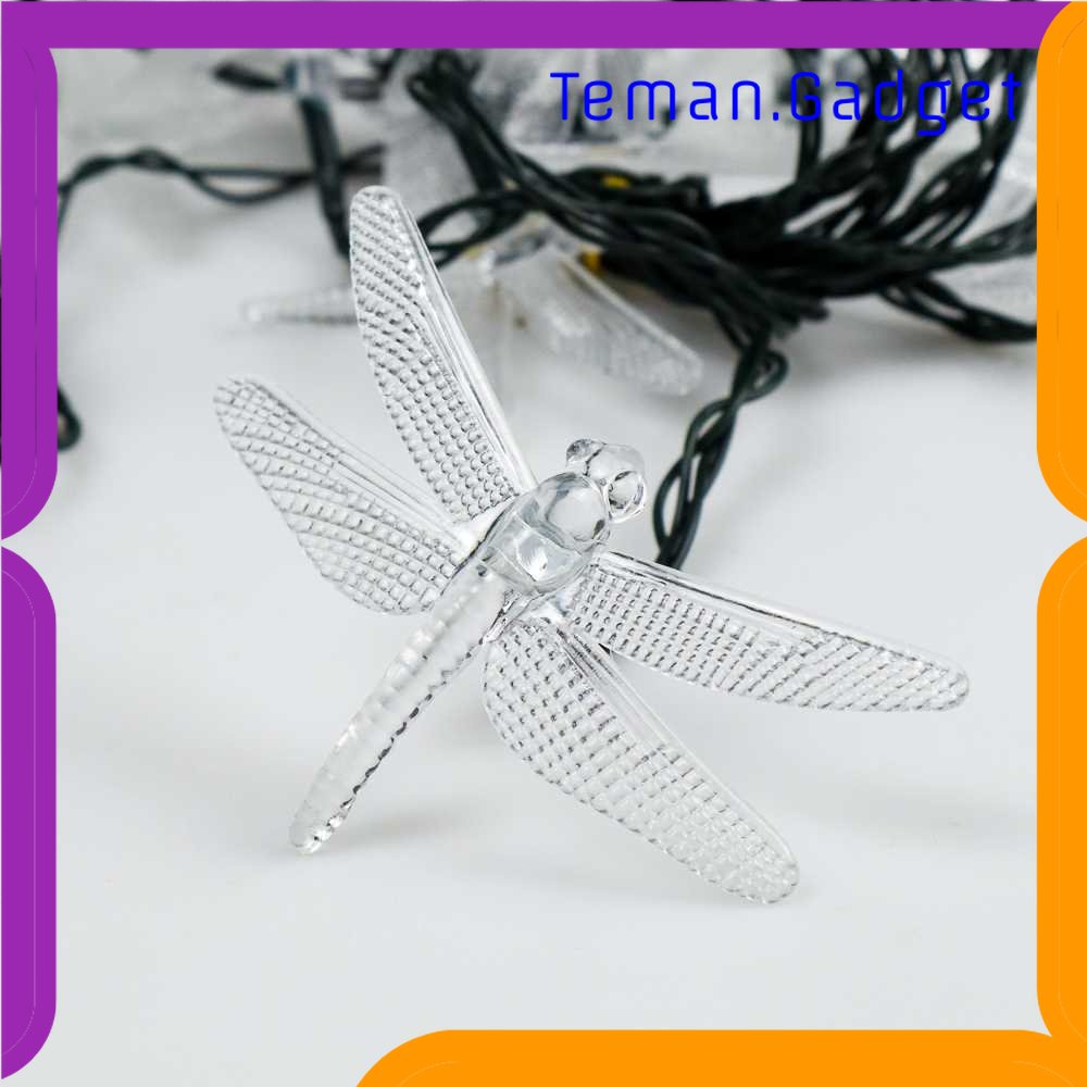 TG-LMP YUSHILED Lampu Hias String Lights Dragonfly Solar Panel IP65 8 Modes - M088