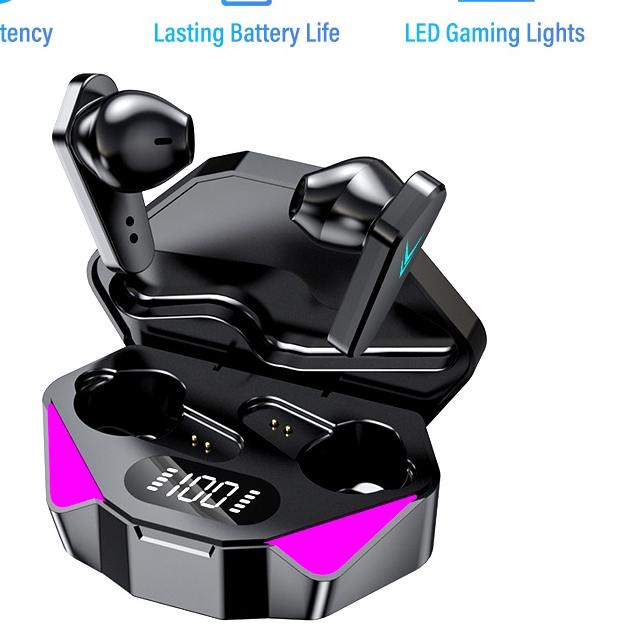 ➽ 【COD】Jovitech Headset Bluetooth Gaming TWS T23 (X15) Bluetooth V5.0 LED Smart Display ✷