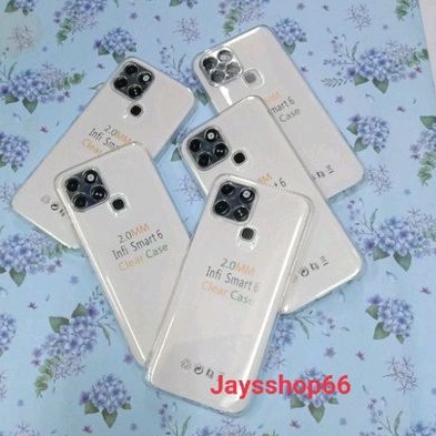 TPU Soft Case Clear 2.0MM Case Bening For Infinix Smart 6 5 6+ 7 Hot 9 Hot 10s Hot 10 Hot 11 Hot 11s  Hot 12Pro Hot 12i Hot 12 Hot 9 Play Hot 10 Play Hot 11 Play Hot 12 Play