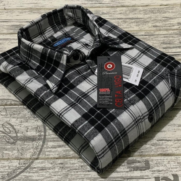 SALE -Kemeja flanel pria lengan pendek size jumbo XXL XXXL XXXXL serdiola - son05, XXXL  3.1.23