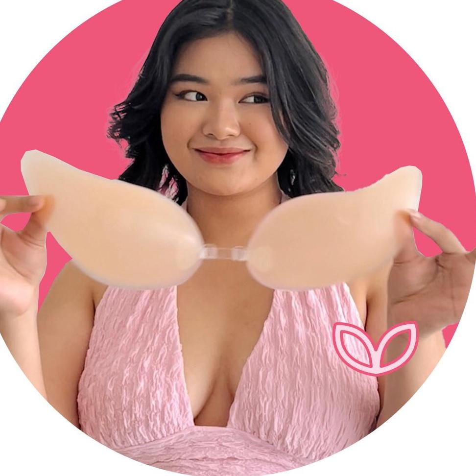PALING DICARI Pluffyschoice Winx Silicone Bra Tempel Strapless Cup A - Cup DD
