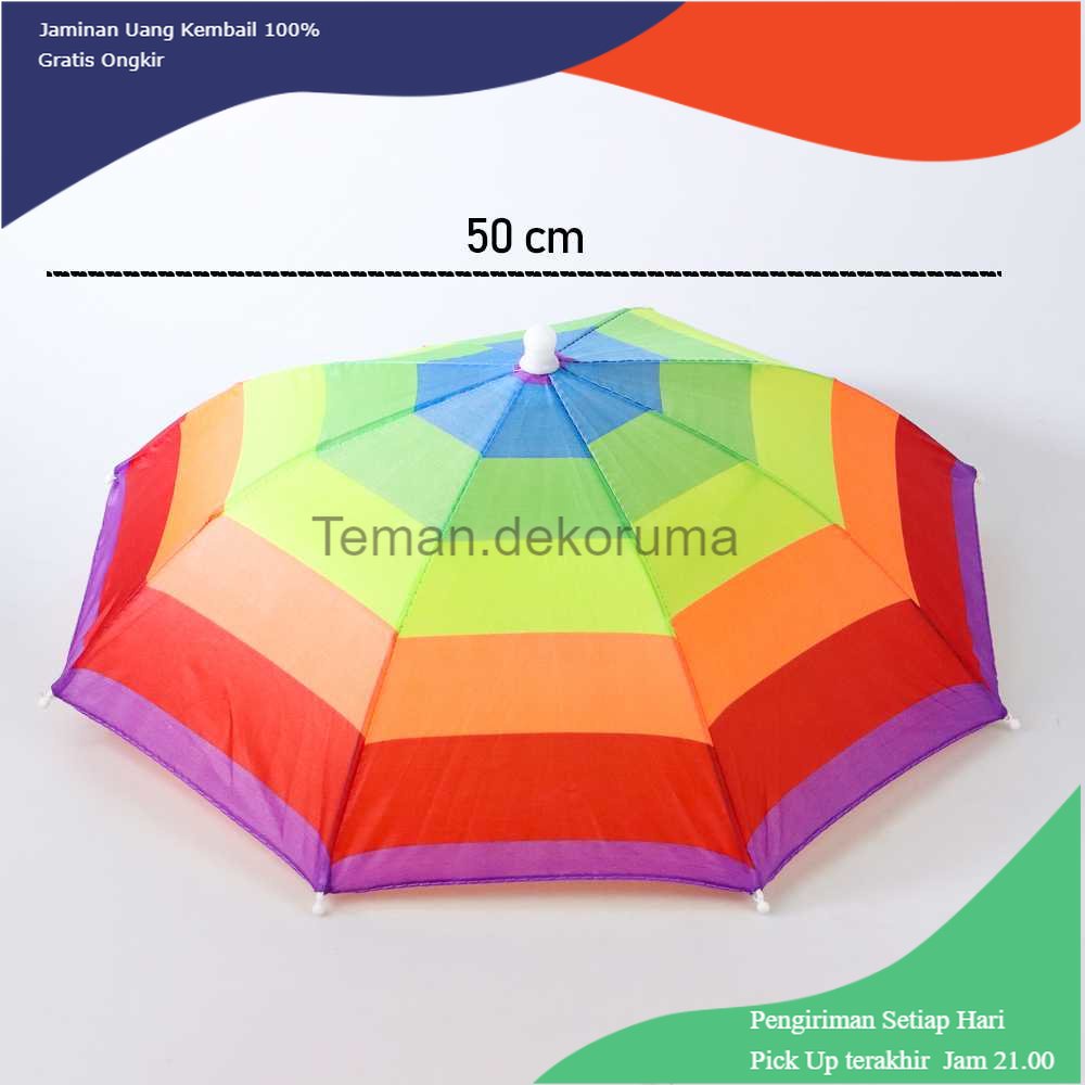 TD - DPR Topi Model Payung Umbrella Hat - W655