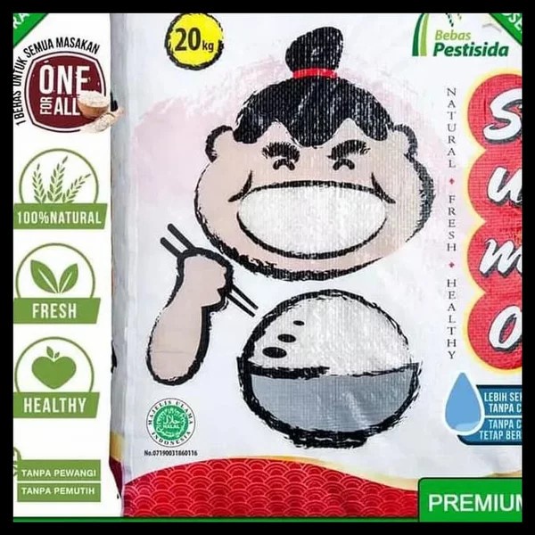 

Beras Sumo 20kg Premium Merah