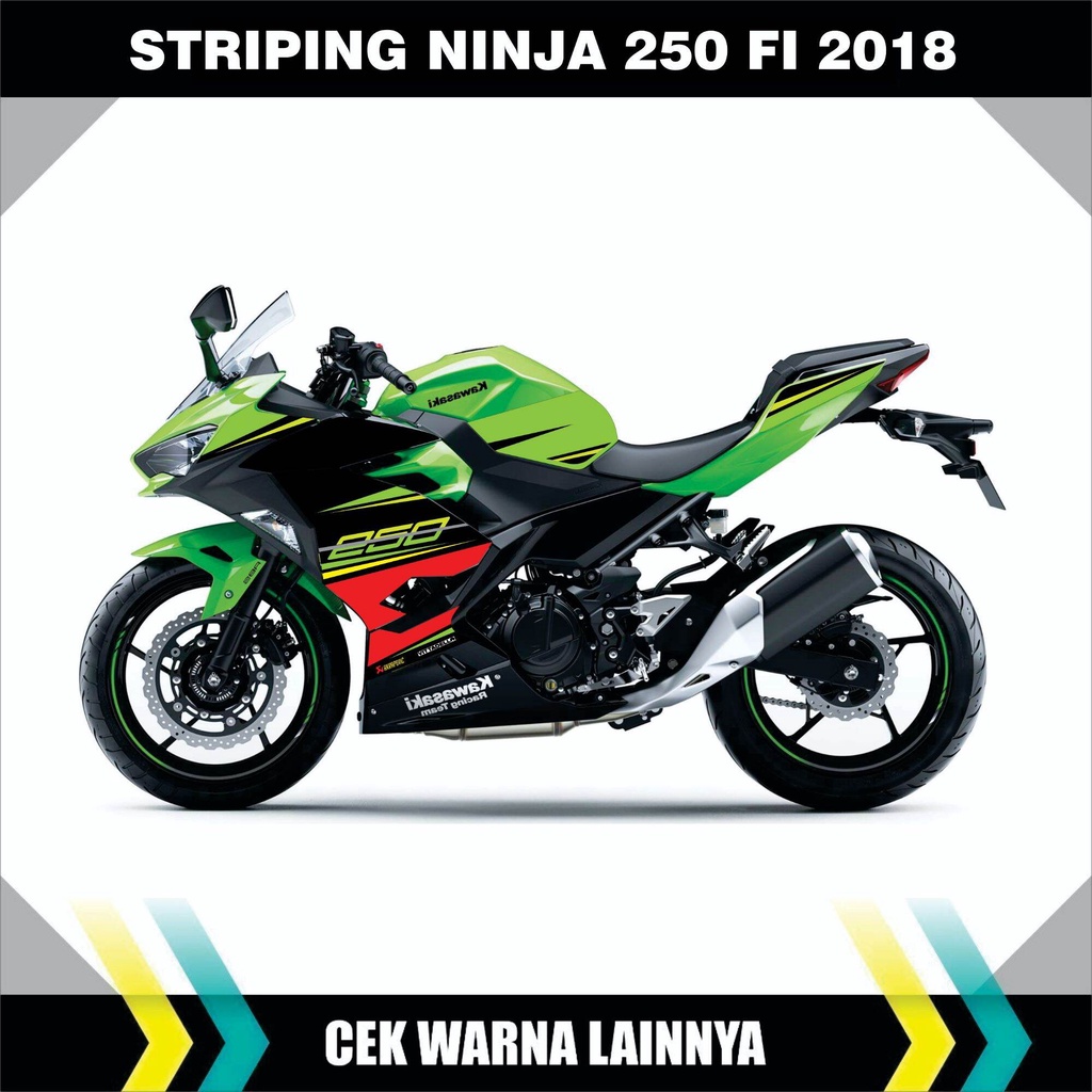 STRIPING VARIASI NINJA 250 FI 2018/NEW NINJA 250 FI 2018