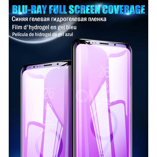 (New 2023)Hydrogel Jelly ANTI RADIASI BLUELIGHT Samsung S23 S23+ S23ULTRA S22 S22+ S22ULTRA S21 S21+ S21FE S21ULTRA S20 S20+ S20ULTRA S20FE Hidrogel Full Cover-Coverage/Lapisan Nano-TPU Film-LIQUID/Hydro-Blue Light Ray Biru Plus Matte FE E ULTRA 5G BARU