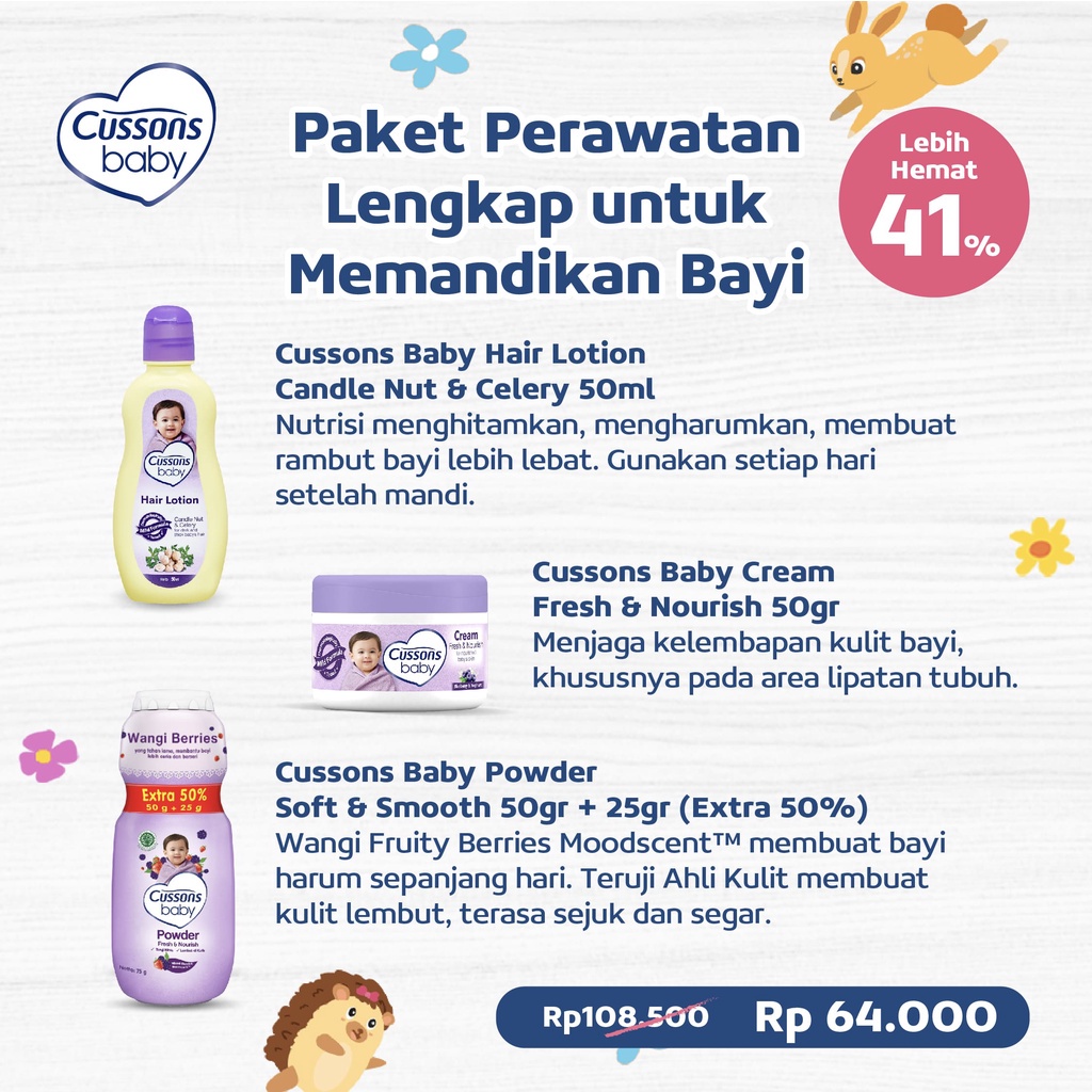 𝐑𝐀𝐃𝐘𝐒𝐀 - Cussons Baby Fun Bathing Gift Pack / Paket Hadiah Bayi